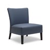 Noblesse lounge armchair in fabric or synthetic leather