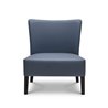 Noblesse lounge armchair in fabric or synthetic leather