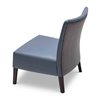 Noblesse lounge armchair in fabric or synthetic leather