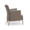 Upholstered Lounge Armchair with Armrests - Noblesse