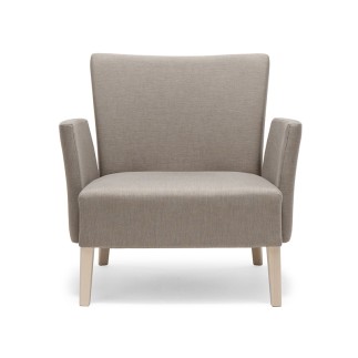 Upholstered Lounge Armchair with Armrests - Noblesse | Origins 1971