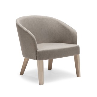 Lounge Armchair in Wood for Waiting Room - Doris | Origins 1971