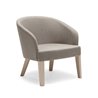 Padded armchair in fabric - Doris