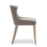 Padded chair with wooden legs - Agatha