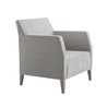 Miss lounge armchair in fabric or synthetic leather