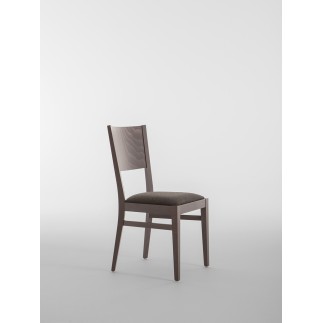 Wood Chair with Cushion Seat - Soko | Palma