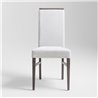 Lady new high back chair in fabric or synthetic leather