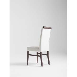 Wooden Chair in Velvet with High Back - Lady New | Palma