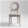 Wood chair with padded seat - Dea