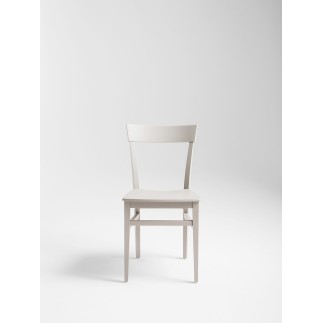 Wood Chair with Cushion Seat - Milano