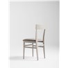 Wood chair padded seat - Milano