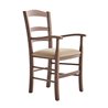 Rustic chair with armrests - Venezia