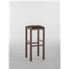 High Wooden Stool - Rustica