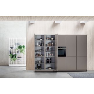 Cucina su misura con boiserie in rovere - K6 - ISA Project