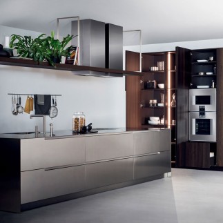 Custom kitchen in steel - G180 - Modern Kitchens - ISA Project