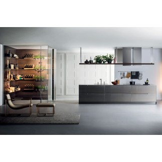 Cucina su misura in acciaio - G180 - Cucine Moderne - ISA Project