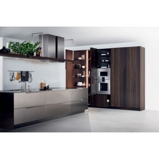 Cucina su misura in acciaio - G180 - Cucine Moderne - ISA Project