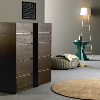 Wood chest of drawer with 5 drawers - Chest of drawers by Sangiacomo - ISA Project