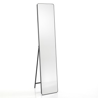 Floor Mirror with Coat Hanger - Crafty | Tomasucci