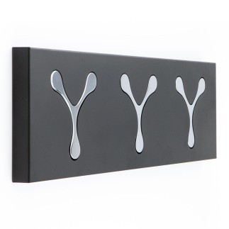 Wall-Mounted Coat Rack with 3 Hooks - New Bin