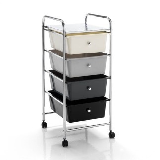 Colored Chest of Drawers with Wheels - Air | Tomasucci