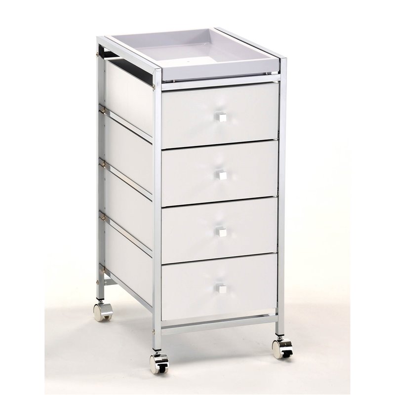 Chest of Drawers with Wheels and 4 Drawers - Baldo | Tomasucci