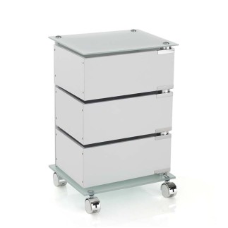 Drawers with Wheels and Glass Shelf - Bobo | IsArreda