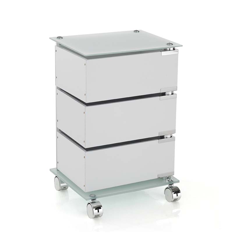 Drawers with Wheels and Glass Shelf - Bobo | IsArreda