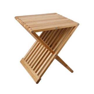 Folding stool in bamboo - Bathrooms accessories - ISA Project