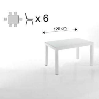 Glass Extendable Table - Charlie | Tomasucci