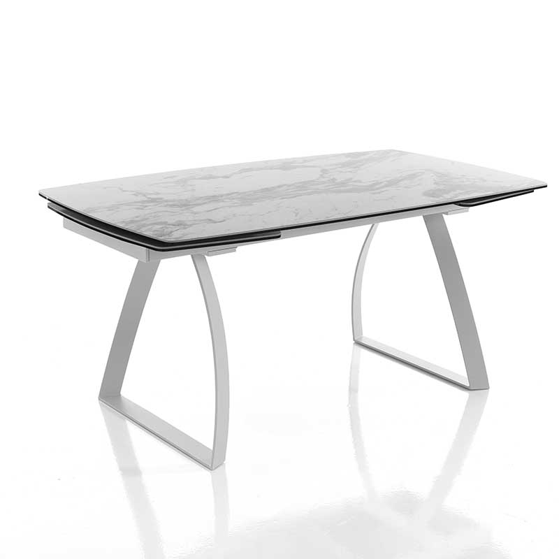 Extending Table with Marble Effect Top - Helix | Tomasucci