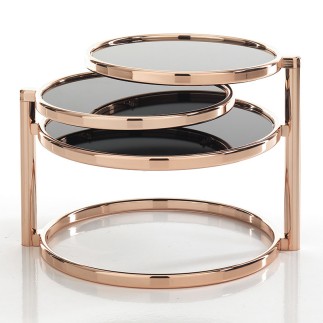 Coffee Table with Swivel Tops - Three Rings