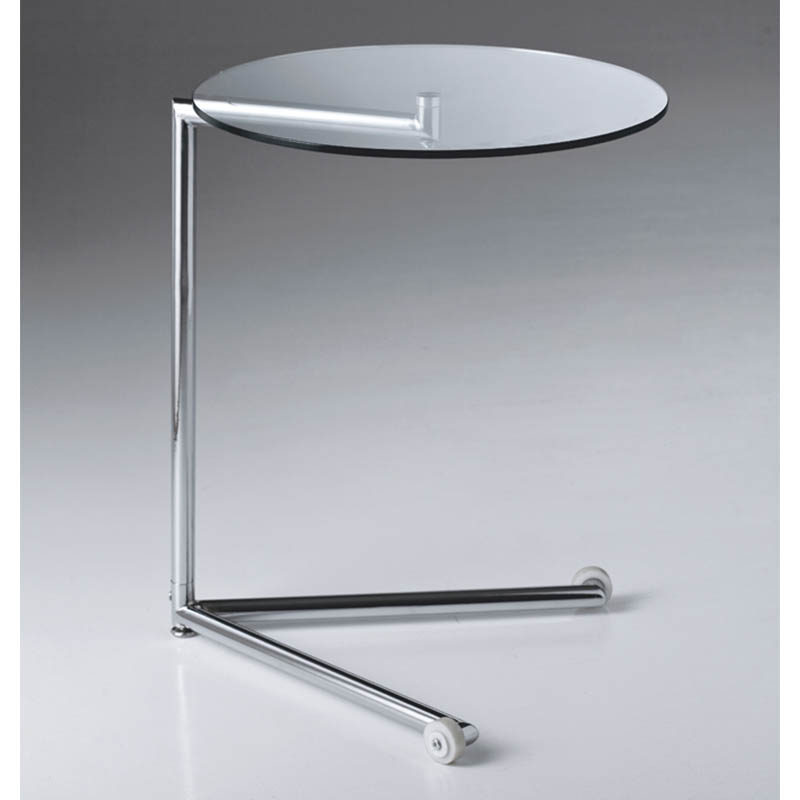 Glass Service Table with Wheels - Hardy | IsArreda