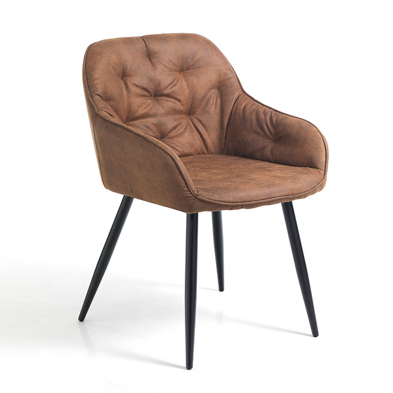 Upholstered Armchair in Eco-leather - Lovely | Tomasucci