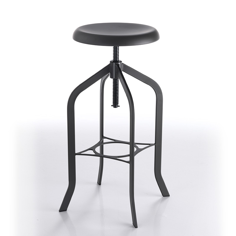 Industrial Style Adjustable Height Stool - Officina | Tomasucci