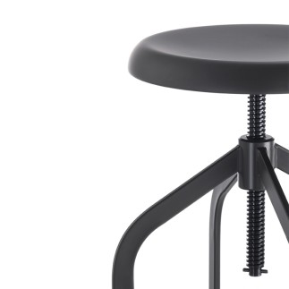 Industrial Style Adjustable Height Stool - Officina | Tomasucci