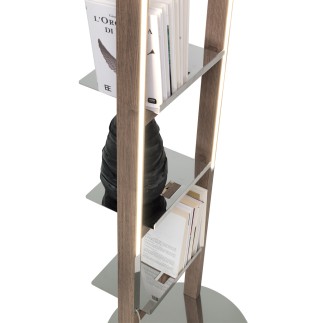 Wooden Coat Rack with Lamp - Alla Scala | Mogg