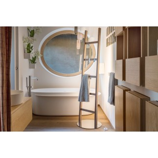 Wooden Coat Rack with Lamp - Alla Scala | Mogg