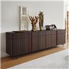 Sideboard with symmetrically drawers and doors - Abaco