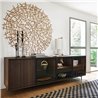 Sideboard with glass and wood doors - Scrigno