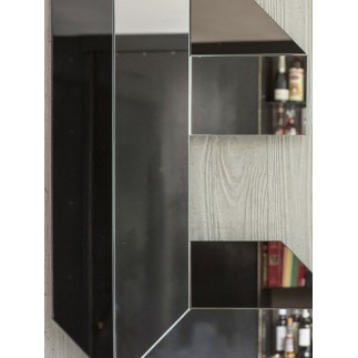 Letteronza mirror with letter shape - Dining Tables - ISA Project