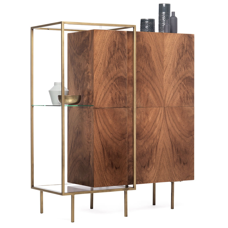 Zoom credenza in metallo e legno - Credenze e Madie - ISA Project