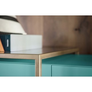 Zoom credenza in metallo e legno - Credenze e Madie - ISA Project