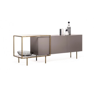 Zoom credenza in metallo e legno - Credenze e Madie - ISA Project