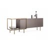 Zoom credenza in metallo e legno