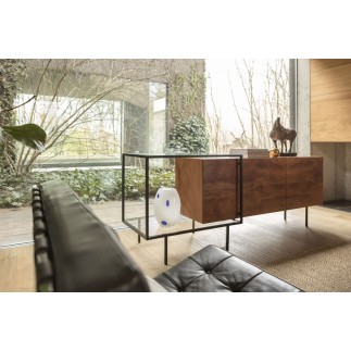 Zoom credenza in metallo e legno - Credenze e Madie - ISA Project