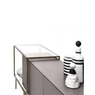 Zoom credenza in metallo e legno - Credenze e Madie - ISA Project