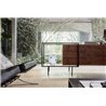 Zoom credenza in metallo e legno