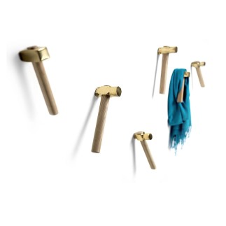Kit Appendiabiti con 3 Martelli in Ottone - Bastaaa | Mogg