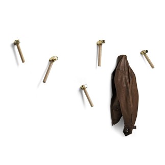 Kit Appendiabiti con 3 Martelli in Ottone - Bastaaa | Mogg